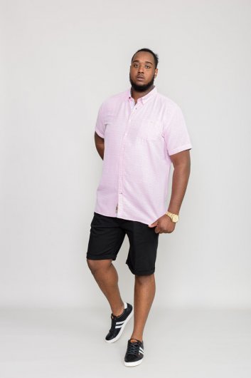 STRATFORD 1-D555 Short Sleeve Button Down Shirt