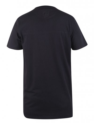 NEWBURY-D555 Couture Curved Hem Crew Neck T-Shirt