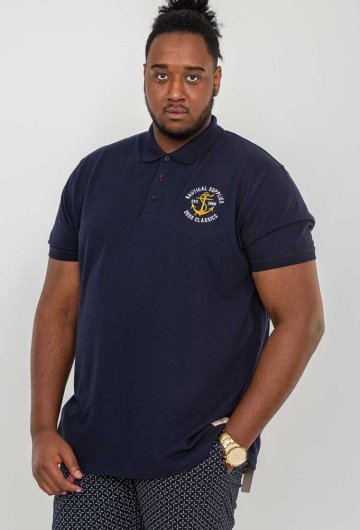 JEFFERSON - D555 Short Sleeve Pique Polo Shirt With Chest Embroidery-S-XXL - Regular-Assorted Sizes/Colours Pack