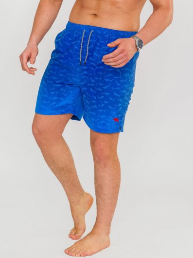CROSLEY - D555 Water Activated Shark Print Swim Shorts-S-XXL - Regular-Assorted Sizes/Colours Pack