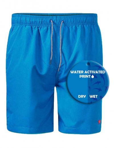 CROSLEY - D555 Water Activated Shark Print Swim Shorts-S-XXL - Regular-Assorted Sizes/Colours Pack