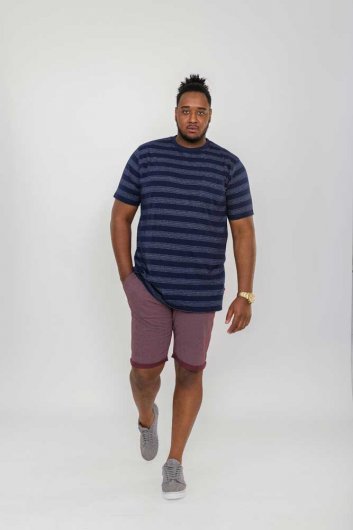 BANDIT - D555 Ao Micro Print Stretch Chino Shorts-Shorts 30-40-Assorted Sizes/Colours Pack