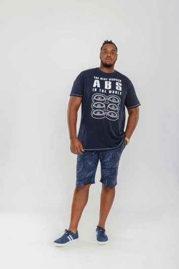 MARCO - D555 Best Sixpack Abs Crew Neck Printed T-Shirt-2XL-5XL - Kingsize Pack A-Assorted Sizes/Colours Pack