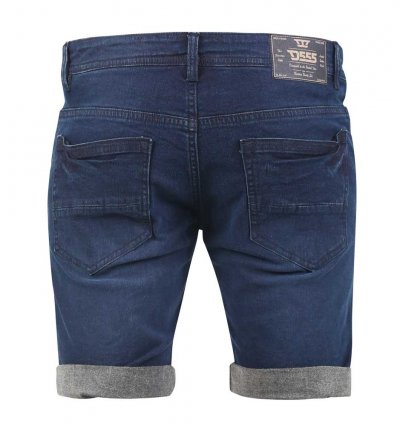 BRENTWOOD-D555 Dark Blue Stretch Denim Shorts