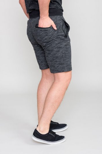 NEWTON-D555 Couture Elasticated Waistband Shorts With Zip Pockets