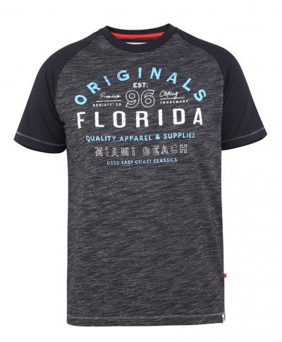 WHITFIELD-D555 Florida Originals Raglan Sleeve Printed T-Shirt