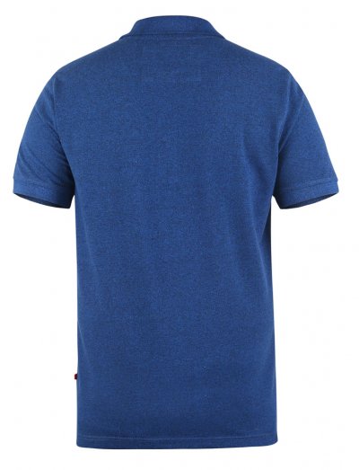 WINCHESTER 2-D555 Blue Twisted Polo With Chest Embroidery