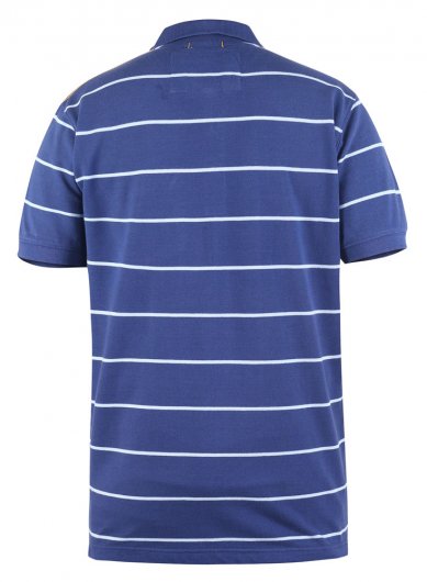 STEPHEN-D555 Full Stripe Polo Shirt With Chest Pocket