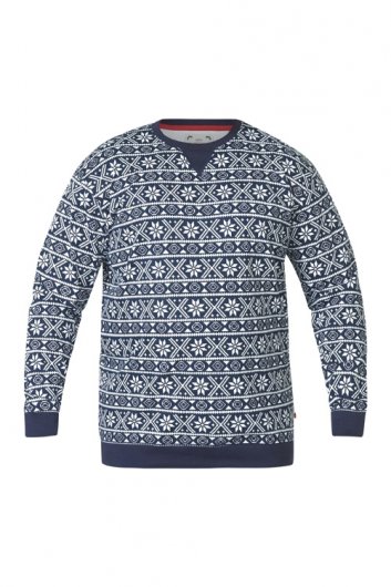 ADVENT-D555 AOP FairIsle Print Christmas Sweatshirt-S-XXL - Regular-Assorted Sizes/Colours Pack