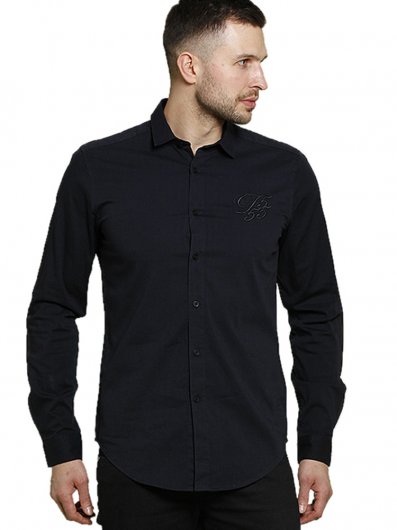 MICHAEL-D555 Couture Long Sleeve Stretch Shirt With Taping On Sleeves-S-XXL - Regular-Assorted Sizes/Colours Pack