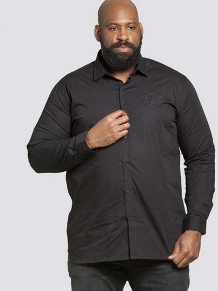 MICHAEL-D555 Couture Long Sleeve Stretch Shirt With Taping On Sleeves-2XL-5XL - Kingsize Pack A -Assorted Sizes/Colours Pack