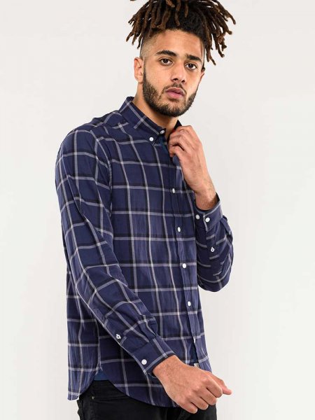 TOWNSVILLE-D555 Check Button Down Collar Shirt With Chest Pocket-S-XXL - Regular-Assorted Sizes/Colours Pack