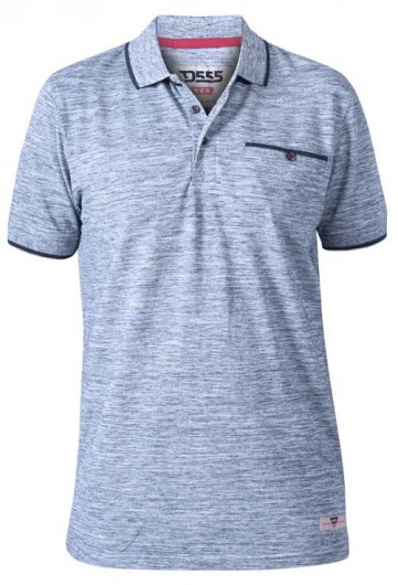 ISAAC - D555 Reno Pique Polo Shirt With Chest Pocket-S-XXL - Regular-Assorted Sizes/Colours Pack