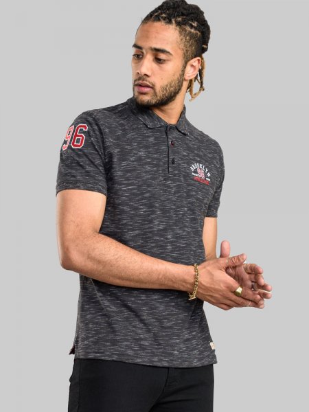 CLAWTON-D555 Brooklyn Athletics Polo Shirt With Chest And Sleeve Embroidery-S-XXL - Regular-Assorted Sizes/Colours Pack
