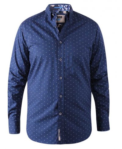 CHILTON-D555 L/S Micro AOP With Concealed Button Down Collar Shirt