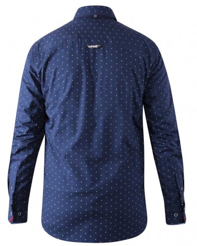 CHILTON-D555 L/S Micro AOP With Concealed Button Down Collar Shirt