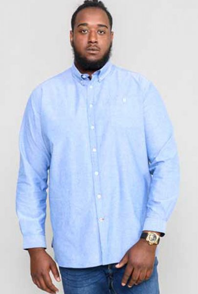 COLCHESTER 2-D555 L/S Oxford Shirt With Button Down Collar Down Collar And Pocket