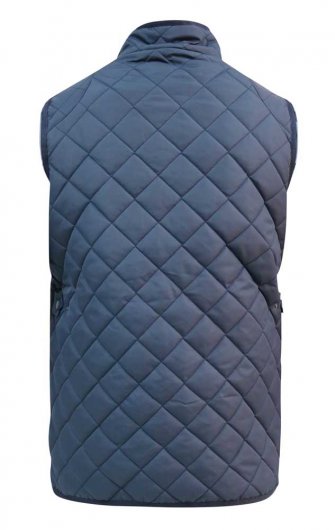 NIGHTINGALE-D555 Quilted Gilet Jacket With Corduroy Trims