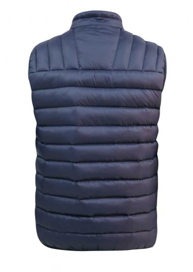 WICKHAM 1-D555 D555 Puffer Gilet With Burgundy Lining