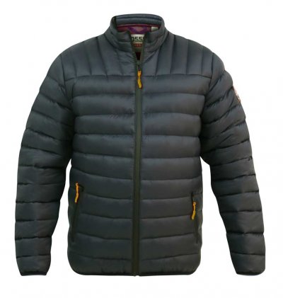 LIMEHOUSE 2-D555 D555 Puffer Jacket With Sleeve Patch