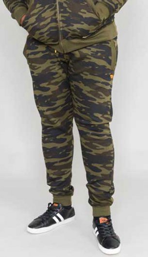 LAMBETH-D555 AOP camo Cuffed Jogger With Side Pockets And Embroidery