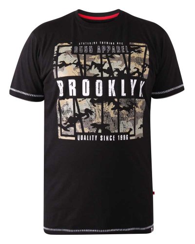 BRICKET-D555 Camo Brooklyn Printed T-Shirt