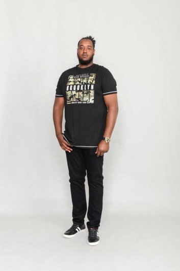 BRICKET-D555 Camo Brooklyn Printed T-Shirt