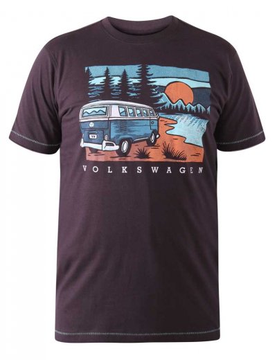 FINCHLEY-D555 Official VW Camper Van Printed T-Shirt