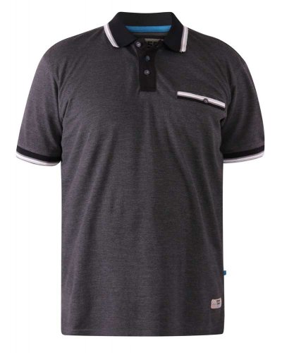 WESTBOURNE-D555 Pique Polo Shirt With Ribbed Chest Pocket