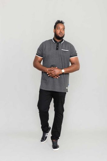 WESTBOURNE-D555 Pique Polo Shirt With Ribbed Chest Pocket