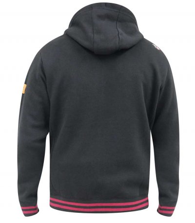 PATRICK-D555 Full Zip Hoody With 'Motorcycle' Chest Print